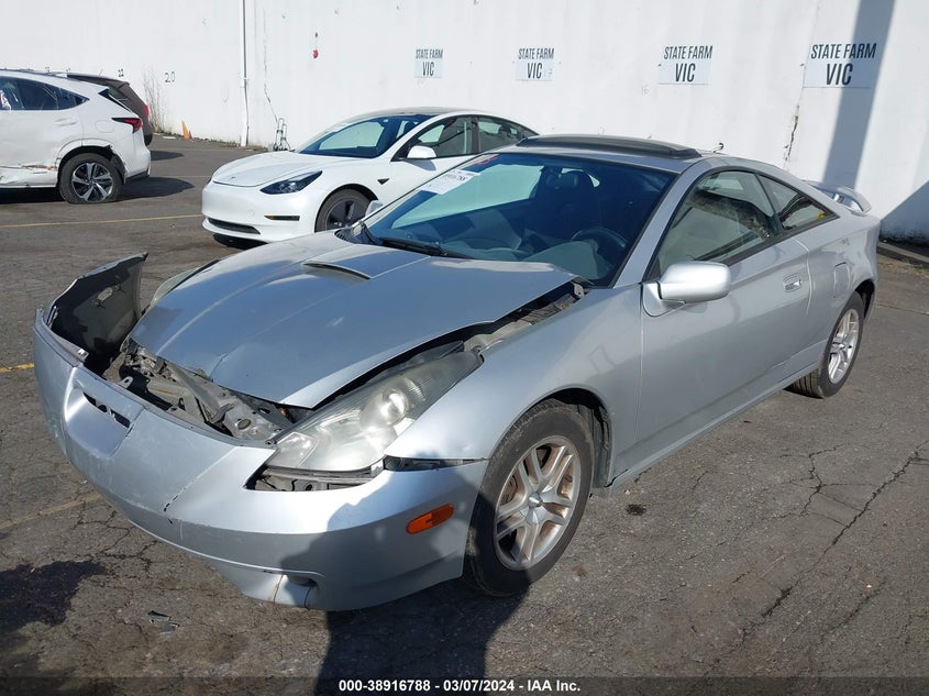 2000 Toyota Celica Gt VIN: JTDDR32T6Y0033015 Lot: 38916788