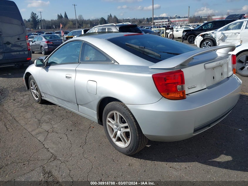 2000 Toyota Celica Gt VIN: JTDDR32T6Y0033015 Lot: 38916788