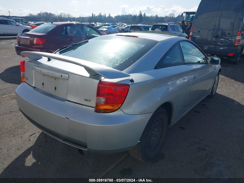 2000 Toyota Celica Gt VIN: JTDDR32T6Y0033015 Lot: 38916788