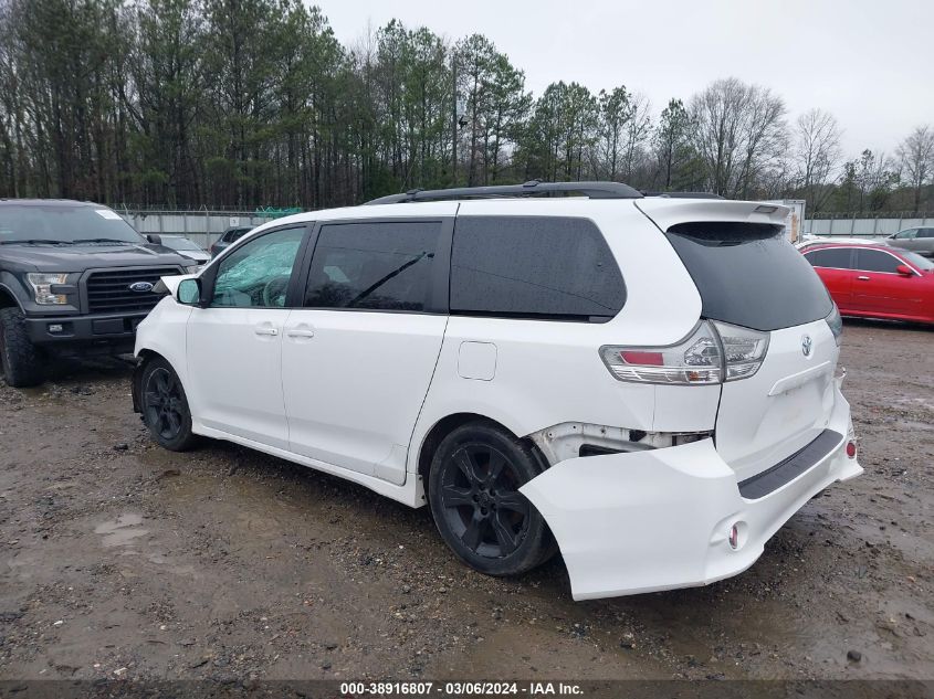 2011 Toyota Sienna Se VIN: 5TDXK3DC5BS153309 Lot: 38916807