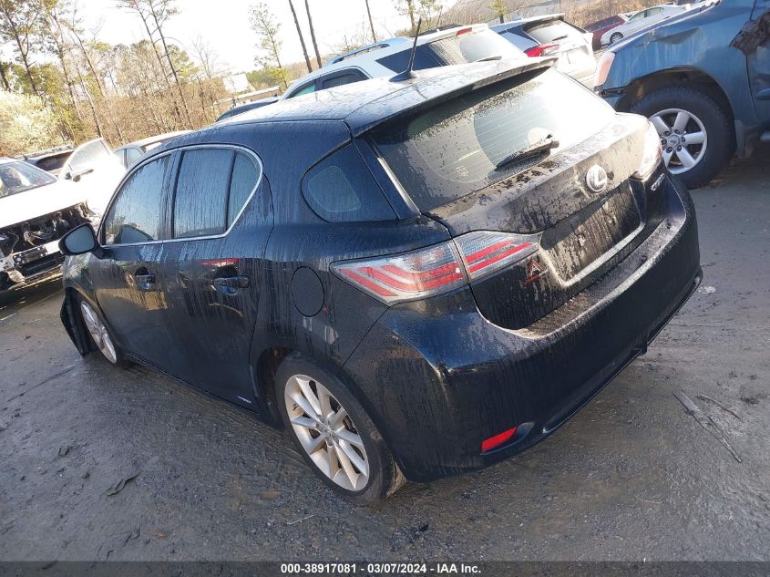 2013 Lexus Ct 200H VIN: JTHKD5BH1D2131217 Lot: 38917081