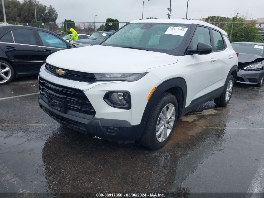 2021 Chevrolet Trailblazer Fwd Ls VIN: KL79MMS26MB163387 Lot: 38917350