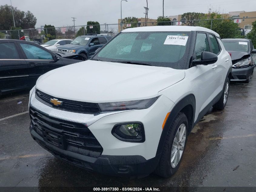 2021 Chevrolet Trailblazer Fwd Ls VIN: KL79MMS26MB163387 Lot: 38917350