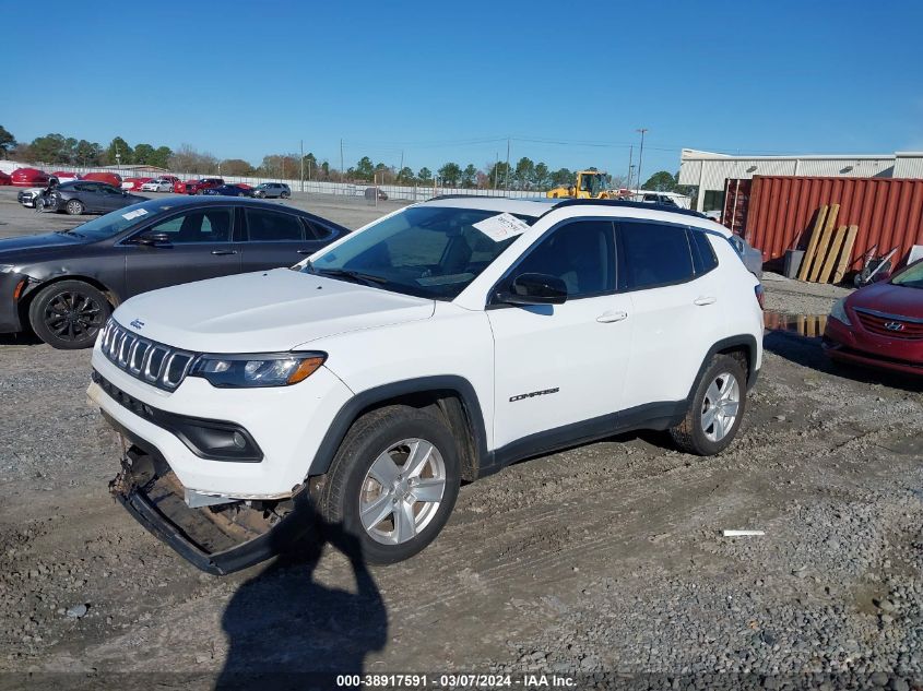 VIN 3C4NJDBBXNT151432 2022 JEEP COMPASS no.2