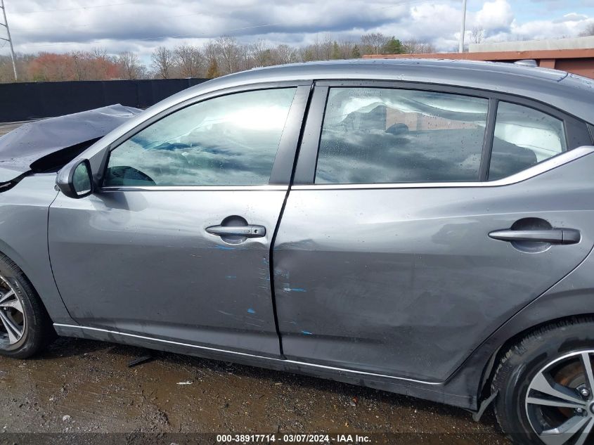 2022 Nissan Sentra Sv Xtronic Cvt VIN: 3N1AB8CV2NY320201 Lot: 38917714