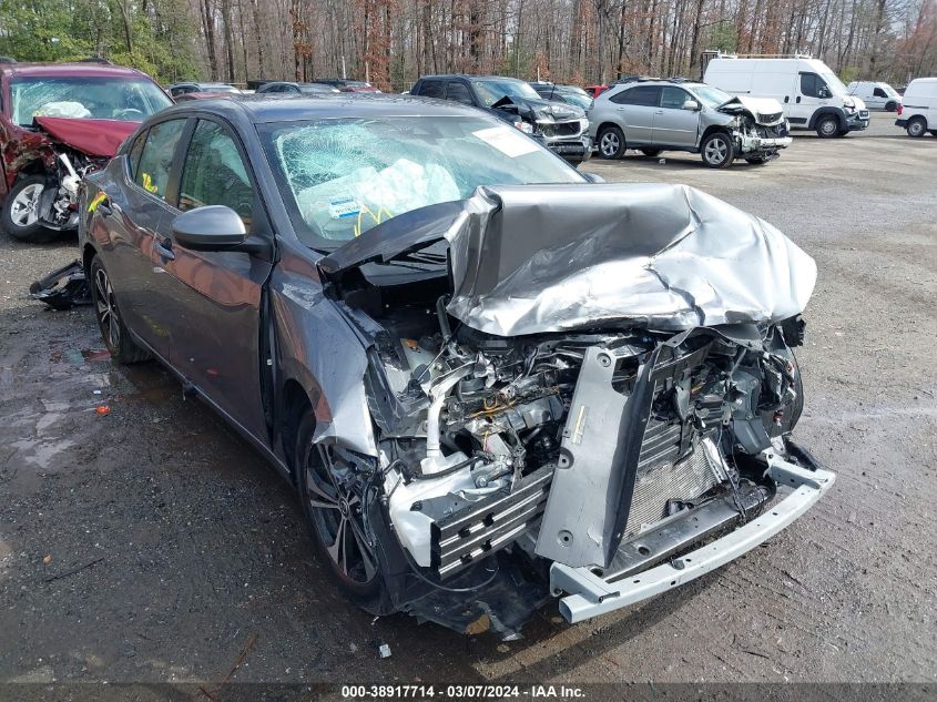 2022 Nissan Sentra Sv Xtronic Cvt VIN: 3N1AB8CV2NY320201 Lot: 38917714