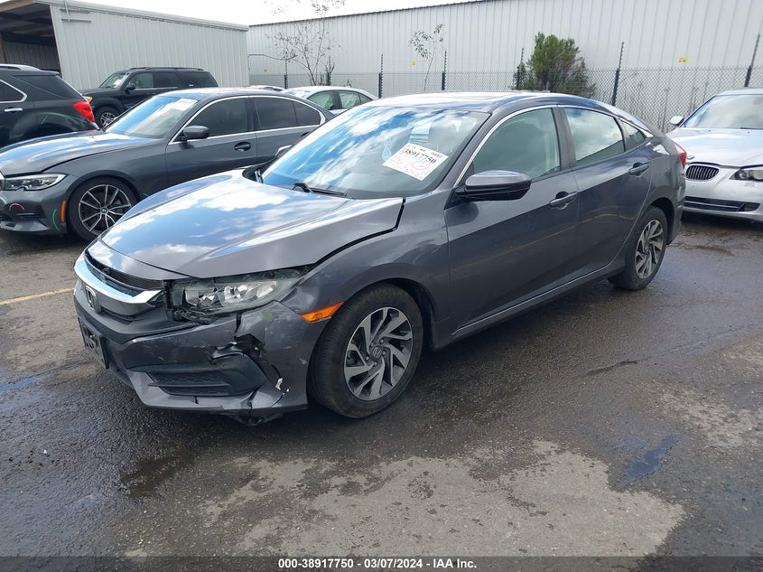2018 HONDA CIVIC EX - 2HGFC2F78JH517286