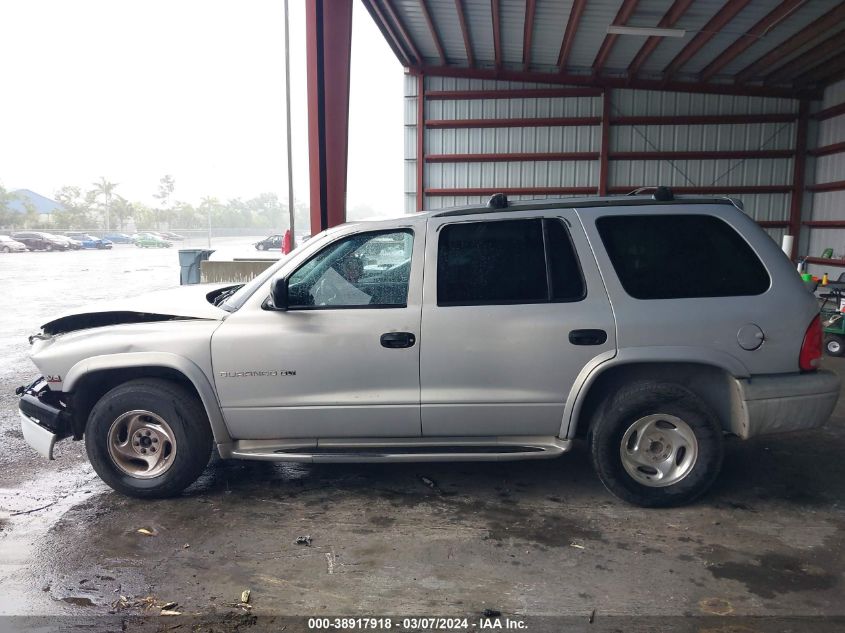 1999 Dodge Durango VIN: 1B4HR28Y2XF622439 Lot: 38917918