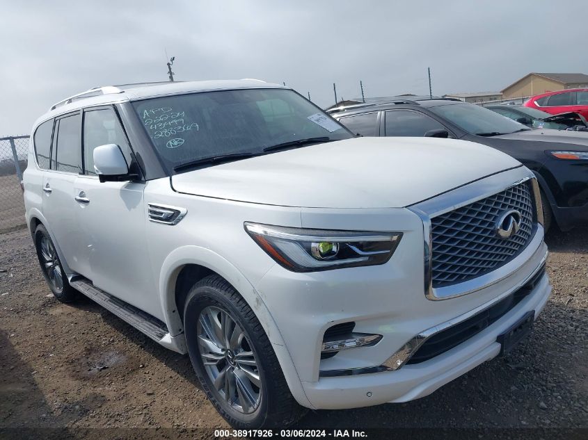 2021 Infiniti Qx80 Luxe VIN: JN8AZ2AFXM9716225 Lot: 38917926