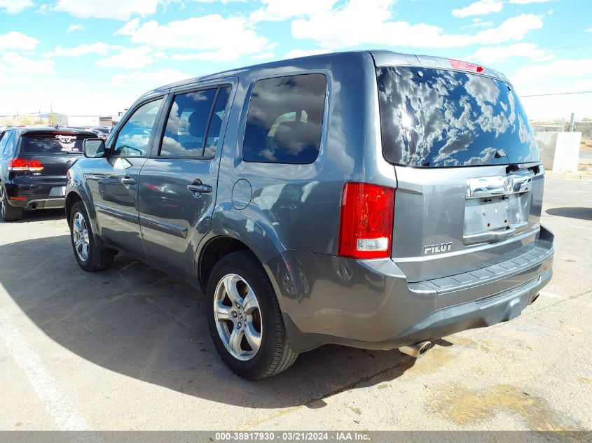 2013 Honda Pilot Ex VIN: 5FNYF4H42DB052978 Lot: 38917930