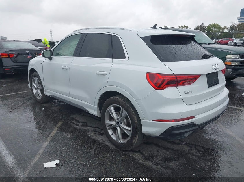 2022 Audi Q3 Premium Plus 45 Tfsi S Line Quattro Tiptronic VIN: WA1EECF36N1052562 Lot: 38917970
