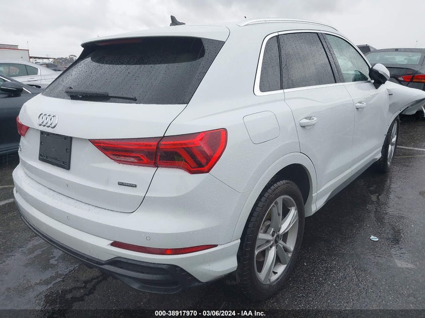 2022 Audi Q3 Premium Plus 45 Tfsi S Line Quattro Tiptronic VIN: WA1EECF36N1052562 Lot: 38917970