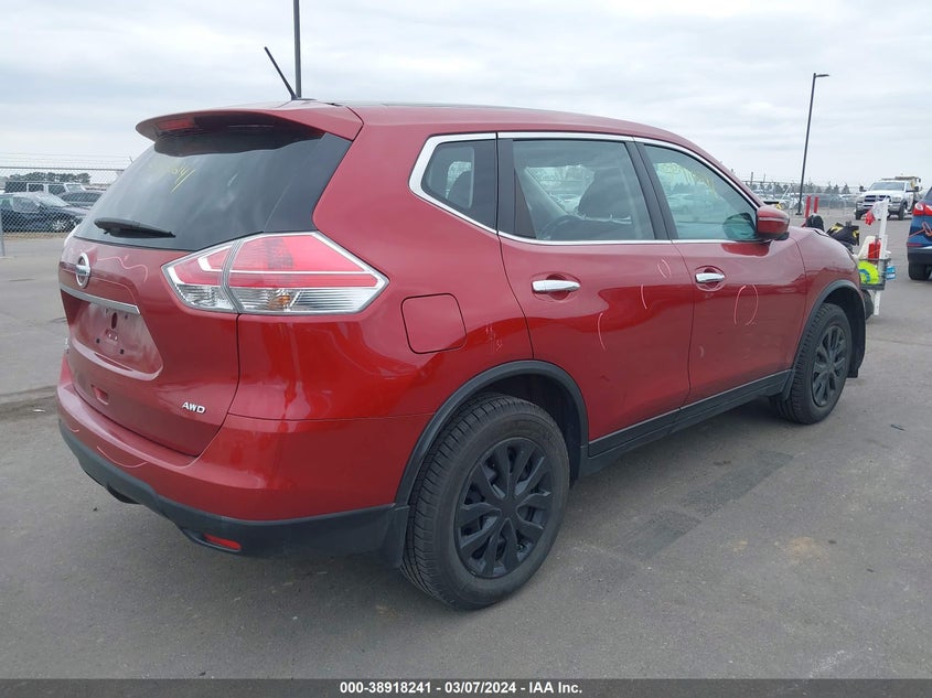 2015 NISSAN ROGUE S/SL/SV - KNMAT2MV2FP562298