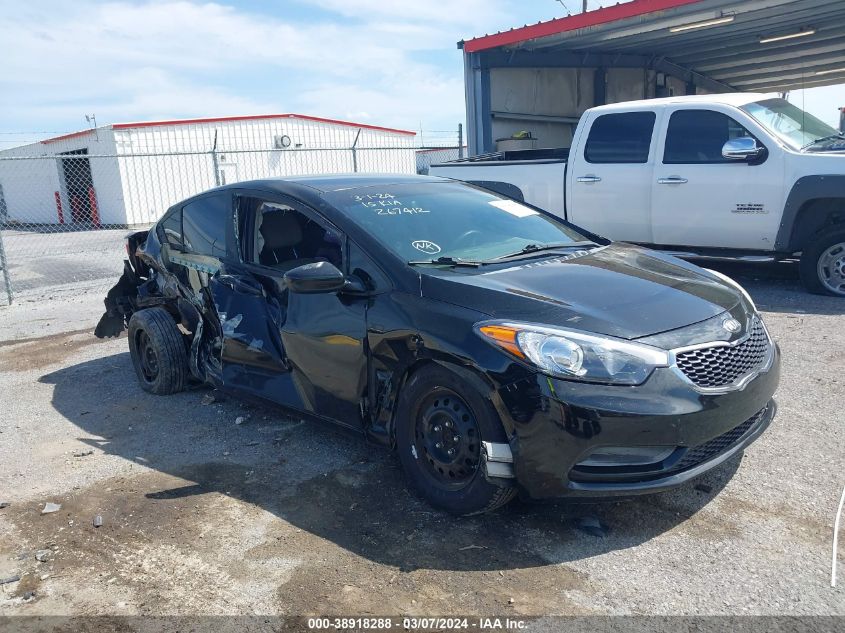 2015 Kia Forte Lx VIN: KNAFK4A68F5267412 Lot: 38918288