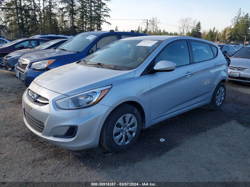 VIN KMHCT5AE6HU336277 2017 HYUNDAI ACCENT SE