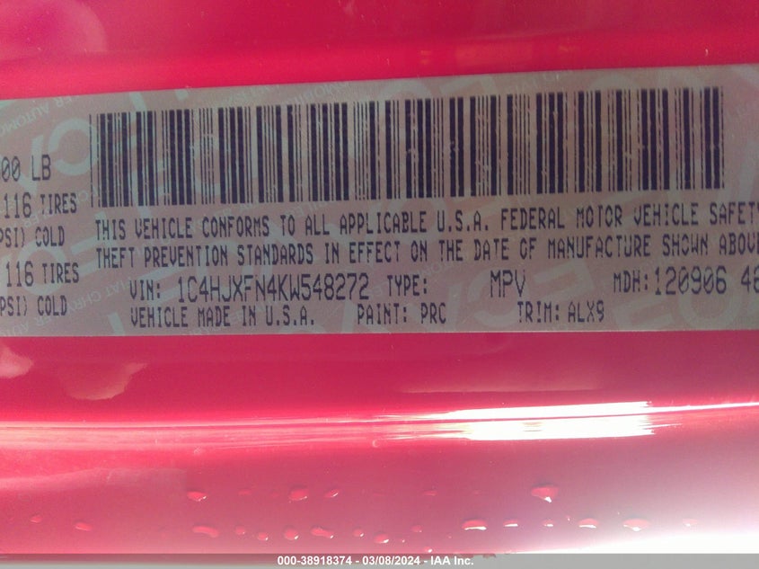 2019 JEEP WRANGLER UNLIMITED SAHARA 4X4 - 1C4HJXEN6KW592520