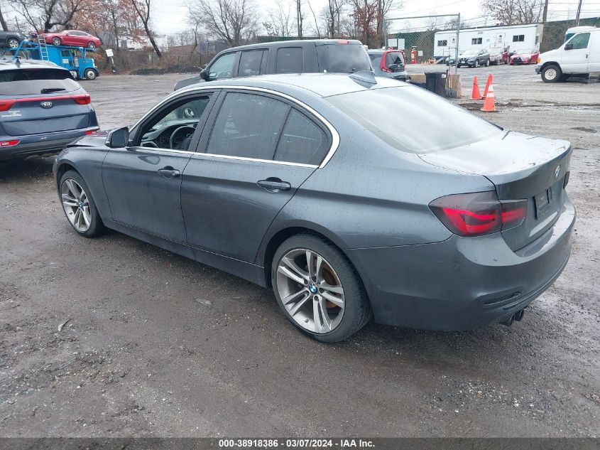 2018 BMW 330I xDrive VIN: WBA8D9C53JEM32702 Lot: 38918386