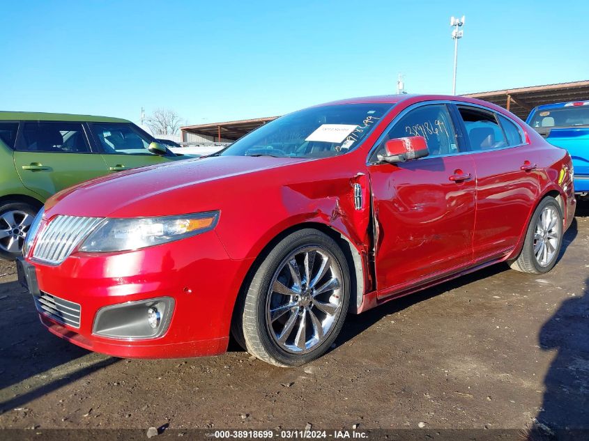 2010 Lincoln Mks Ecoboost VIN: 1LNHL9FT3AG600080 Lot: 38918699