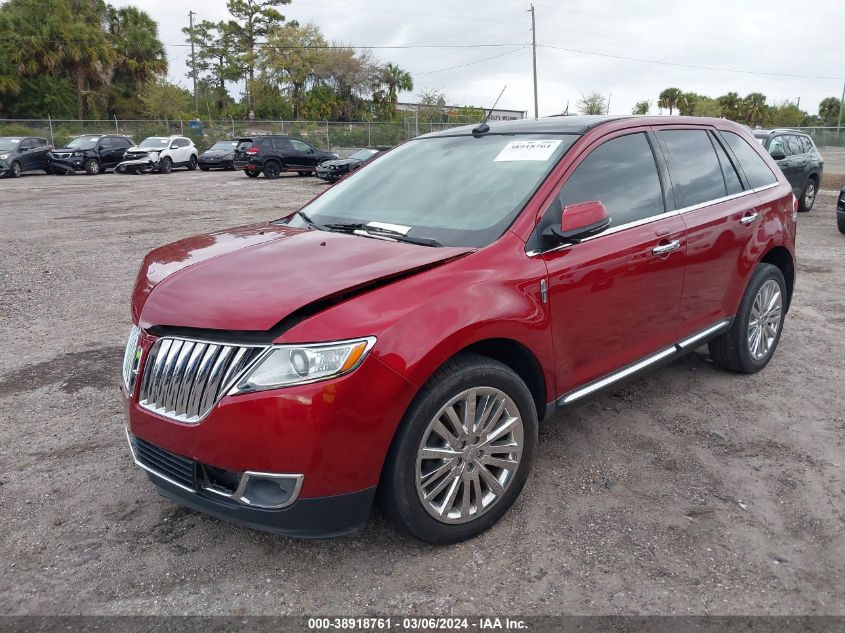 2013 Lincoln Mkx VIN: 2LMDJ6JK0DBL47740 Lot: 38918761