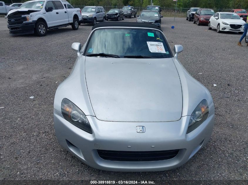 JHMAP11492T007827 2002 Honda S2000