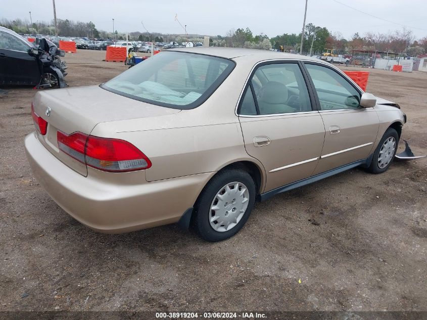 2001 Honda Accord 2.3 Lx VIN: 1HGCG56471A023854 Lot: 38919204