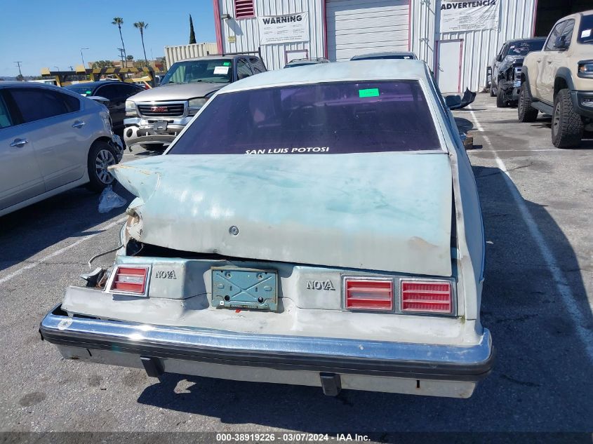 1976 Chevrolet Nova VIN: 1X27D6L127650 Lot: 38919226