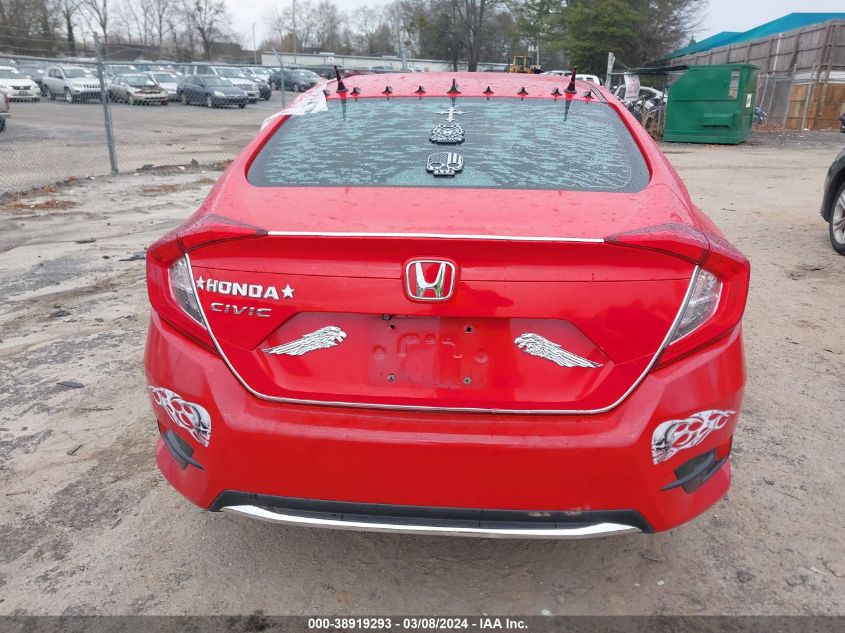 2019 Honda Civic Lx VIN: 2HGFC2F67KH523766 Lot: 38919293