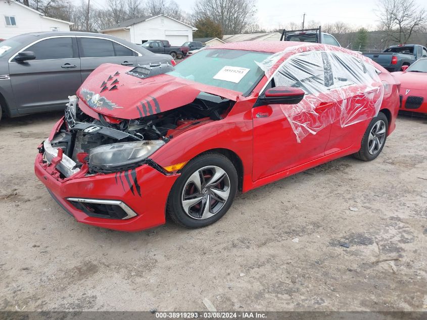 2019 Honda Civic Lx VIN: 2HGFC2F67KH523766 Lot: 38919293