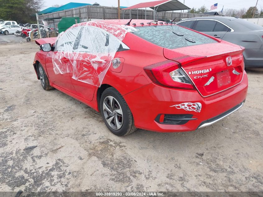 2019 Honda Civic Lx VIN: 2HGFC2F67KH523766 Lot: 38919293