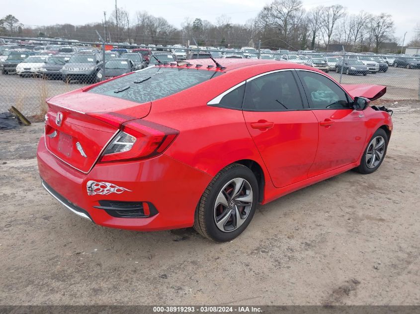 2019 Honda Civic Lx VIN: 2HGFC2F67KH523766 Lot: 38919293