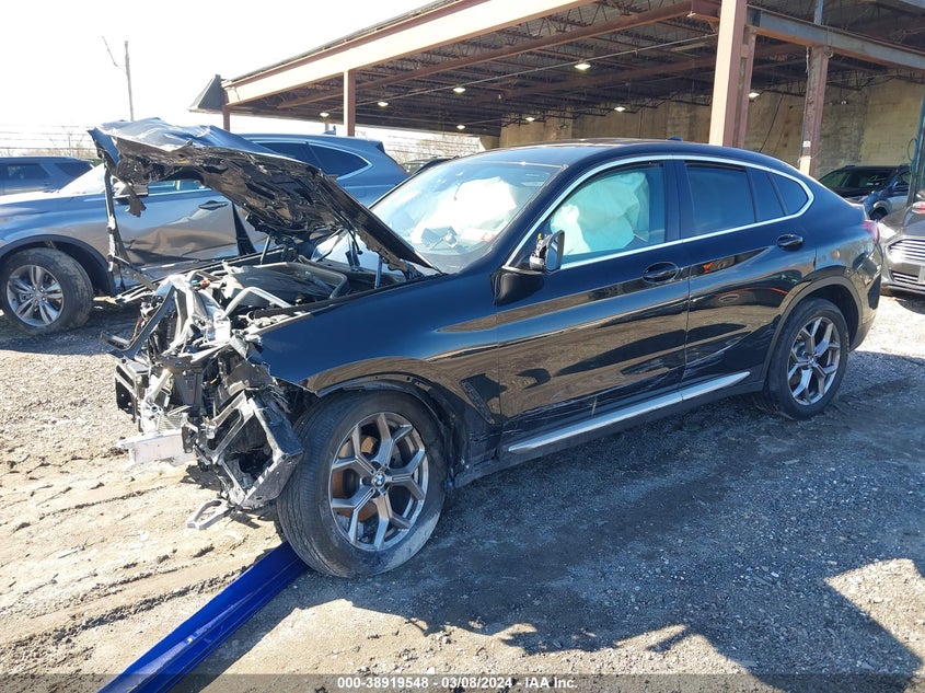 2022 BMW X4 xDrive30I VIN: 5UX33DT03N9K95104 Lot: 38919548