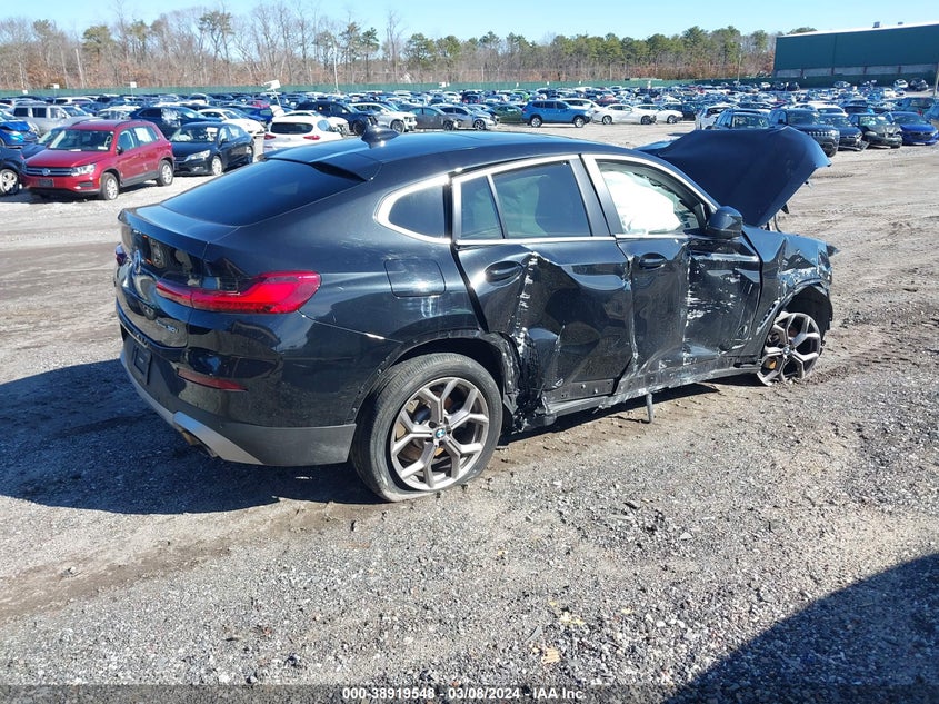 2022 BMW X4 xDrive30I VIN: 5UX33DT03N9K95104 Lot: 38919548