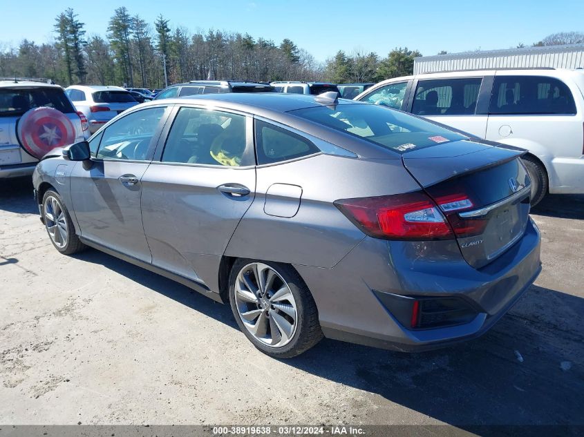 2018 Honda Clarity Plug-In Hybrid Touring VIN: JHMZC5F30JC004156 Lot: 38919638