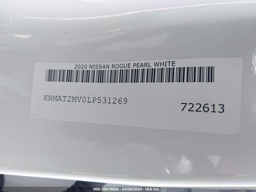 2020 NISSAN ROGUE SV INTELLIGENT AWD - KNMAT2MV0LP531269