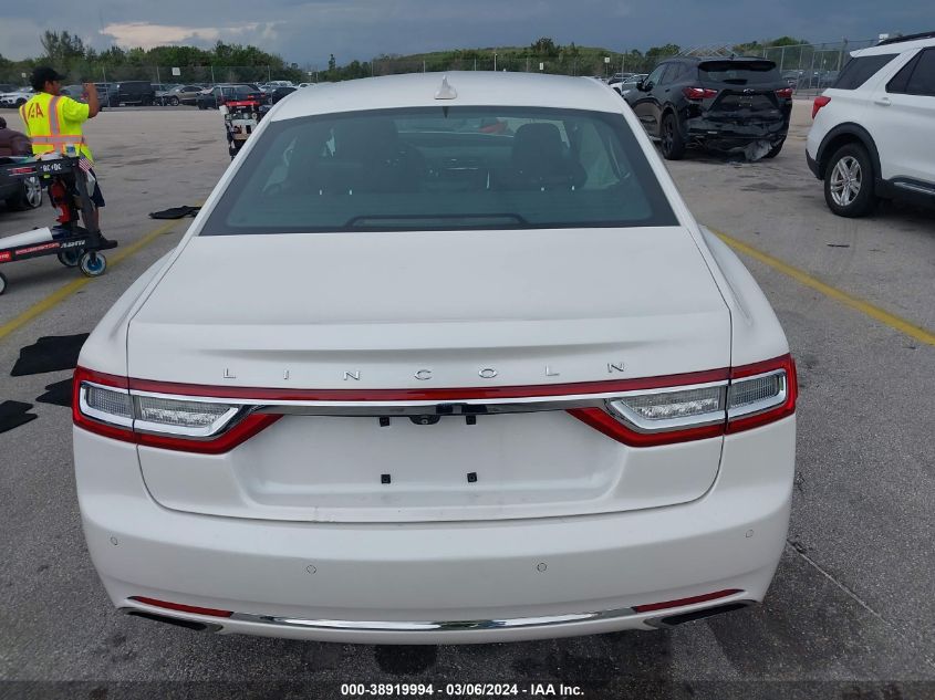 2018 Lincoln Continental Premiere VIN: 1LN6L9PK5J5610196 Lot: 38919994