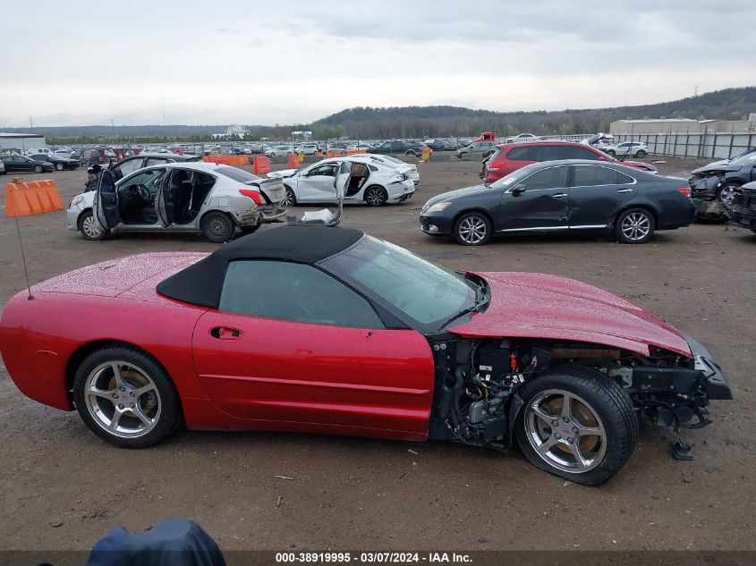 2001 Chevrolet Corvette VIN: 1G1YY32G015120112 Lot: 38919995