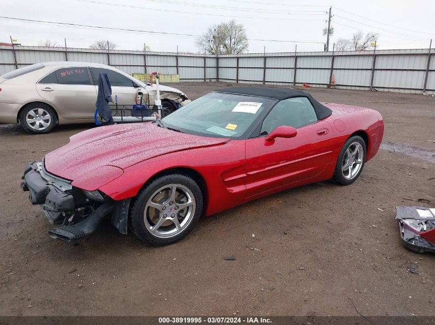 2001 Chevrolet Corvette VIN: 1G1YY32G015120112 Lot: 38919995