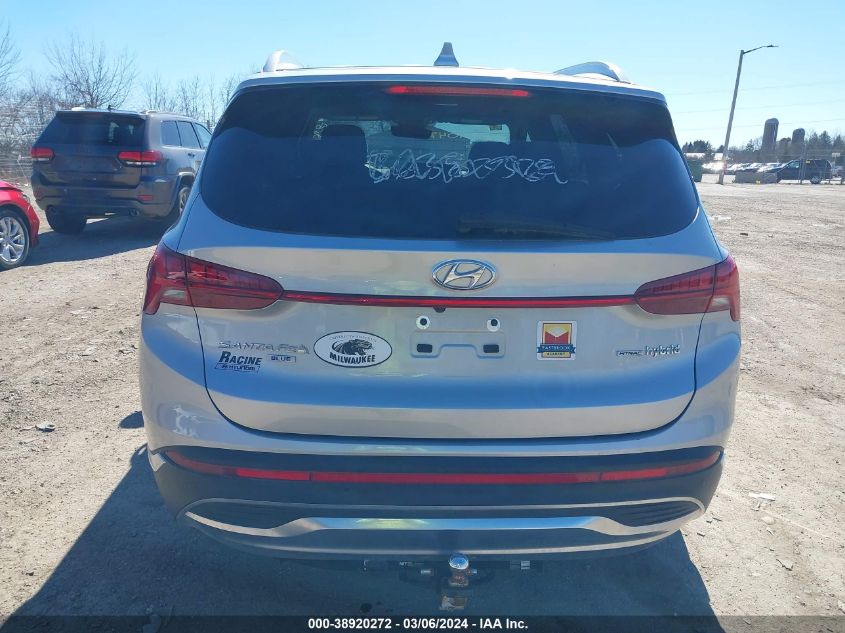 2021 Hyundai Santa Fe Hybrid Blue VIN: KM8S2DA15MU005870 Lot: 38920272