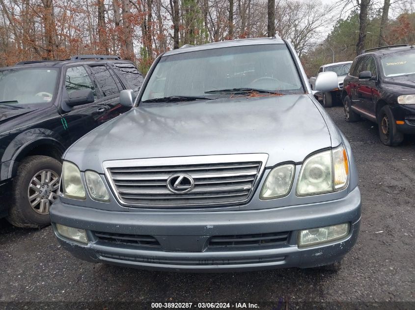 2004 Lexus Lx 470 VIN: JTJHT00W243538859 Lot: 38920287