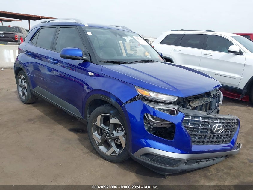 2022 Hyundai Venue Limited VIN: KMHRC8A38NU161391 Lot: 38920396