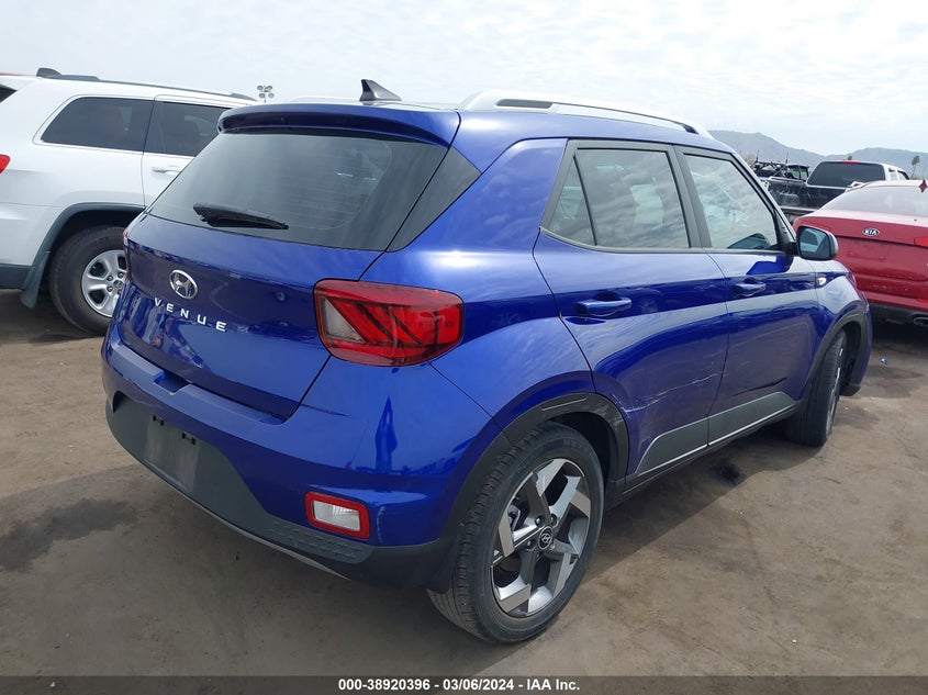 2022 Hyundai Venue Limited VIN: KMHRC8A38NU161391 Lot: 38920396