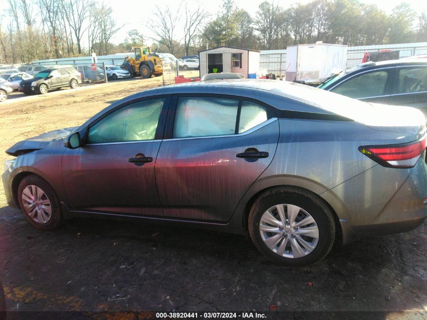 2024 Nissan Sentra S Xtronic Cvt VIN: 3N1AB8BV6RY210467 Lot: 38920441