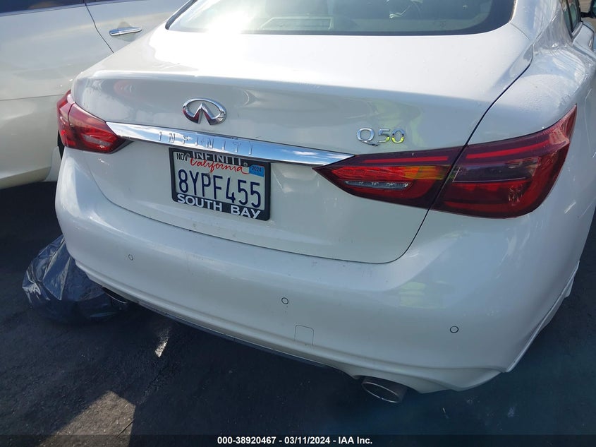 2021 INFINITI Q50 LUXE - JN1EV7BP0MM704064