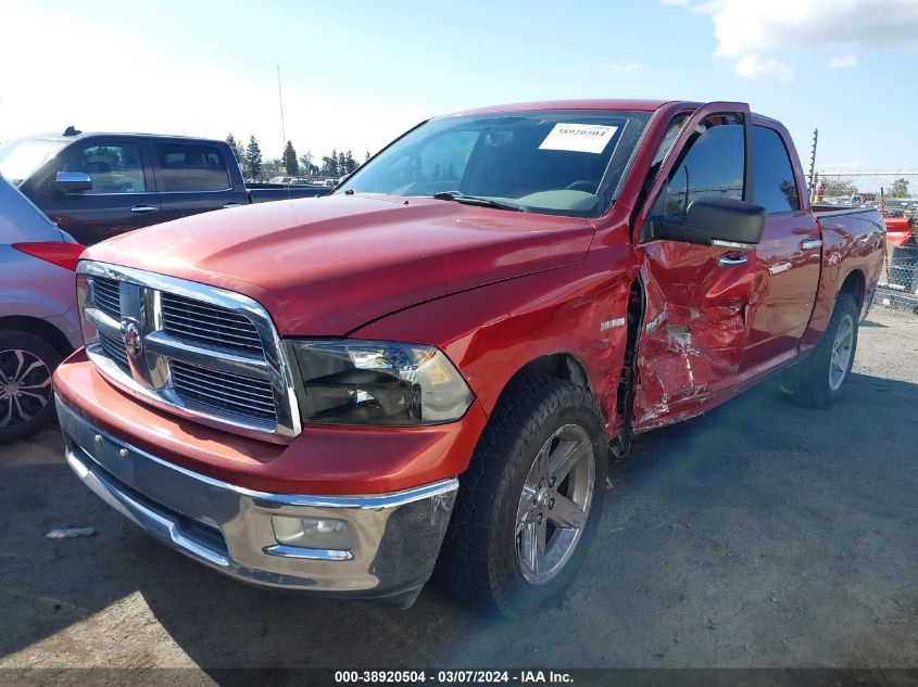 2010 Dodge Ram 1500 Slt/Sport/Trx VIN: 1D7RB1CT1AS119376 Lot: 38920504