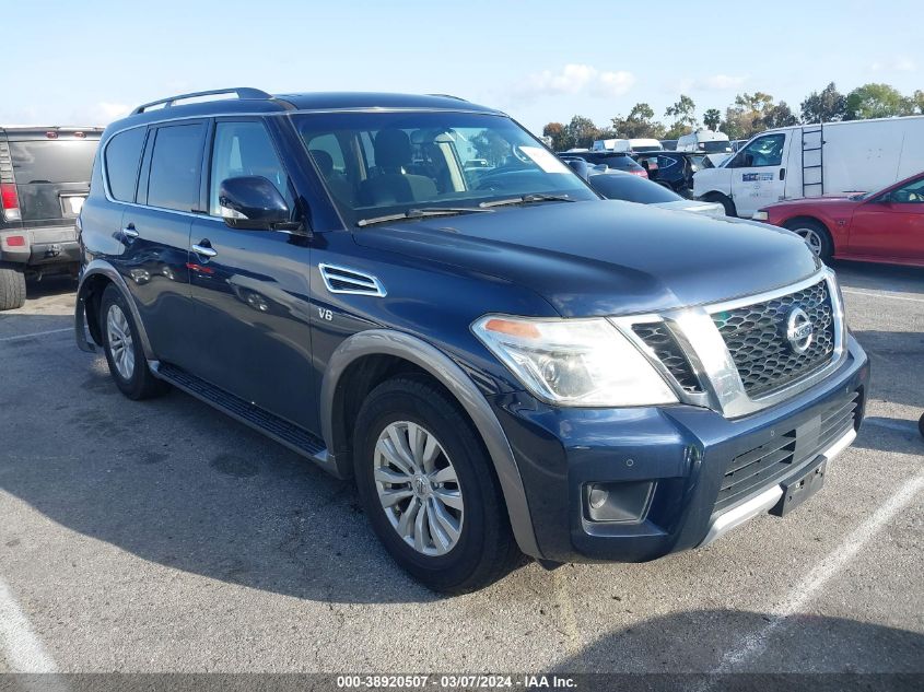 2017 Nissan Armada Sv VIN: JN8AY2ND1H9001867 Lot: 38920507