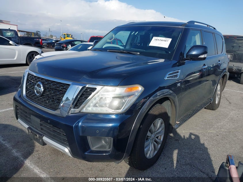 2017 Nissan Armada Sv VIN: JN8AY2ND1H9001867 Lot: 38920507
