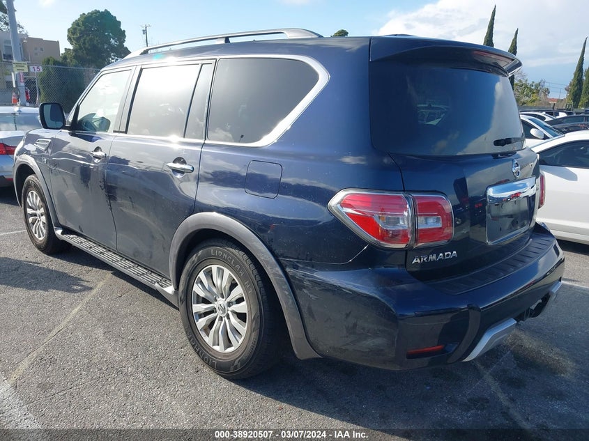 2017 Nissan Armada Sv VIN: JN8AY2ND1H9001867 Lot: 38920507