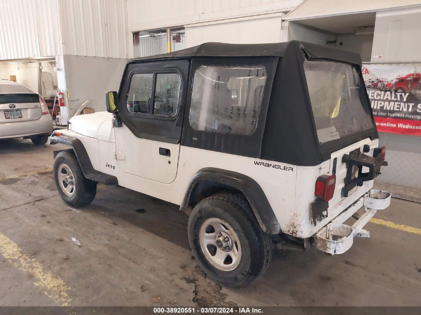 1995 Jeep Wrangler / Yj S/Rio Grande VIN: 1J4FY19P4SP318653 Lot: 38920551