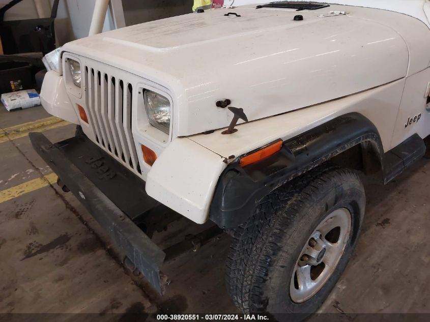 1995 Jeep Wrangler / Yj S/Rio Grande VIN: 1J4FY19P4SP318653 Lot: 38920551