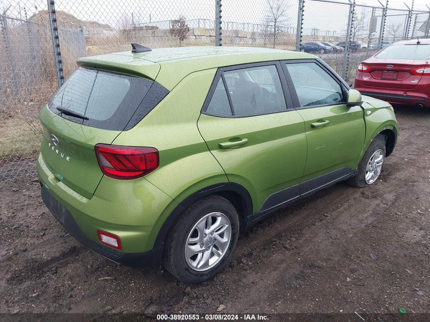 2022 Hyundai Venue Se VIN: KMHRB8A35NU197090 Lot: 38920553